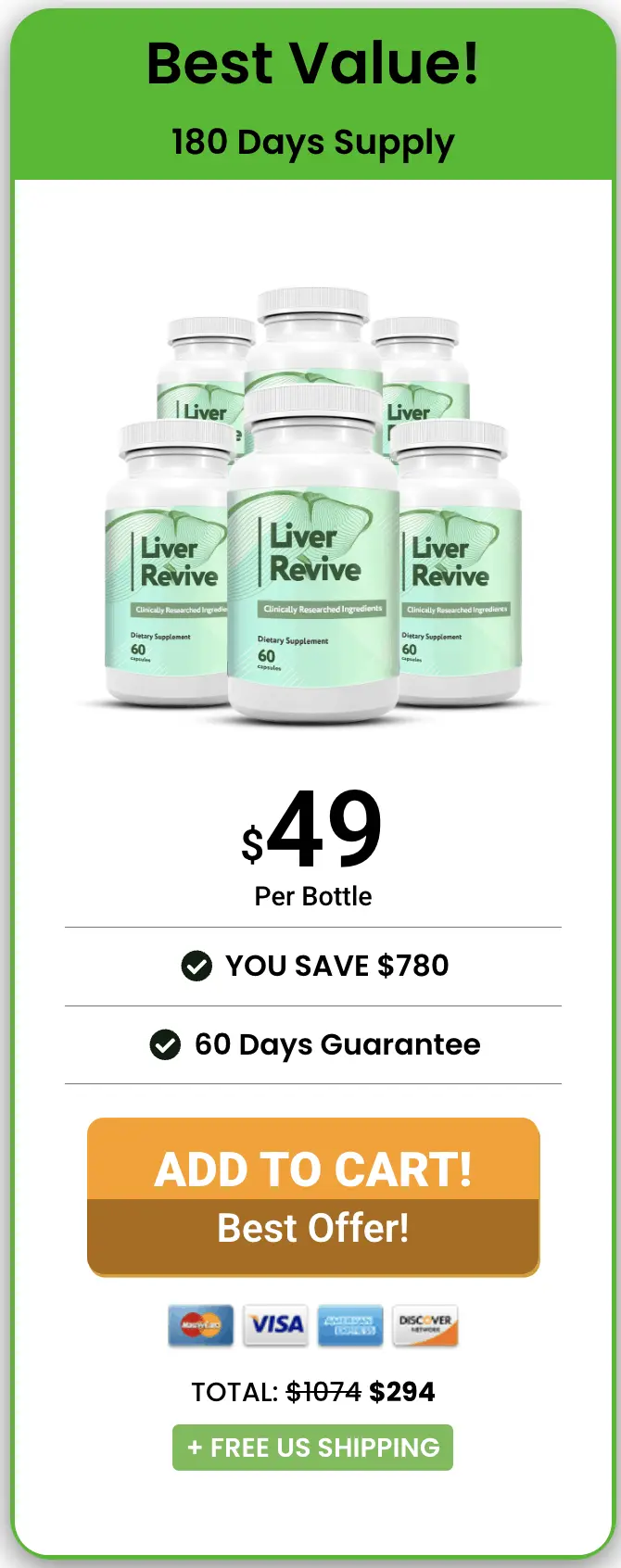Liver Revive 6 bottle price 